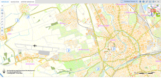 Fahrradstadtplan im Geoportal