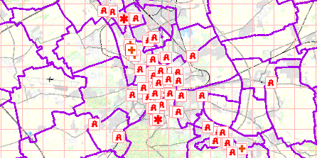 Externer Verweis (Öffnet neues Fenster): medizinische Einrichtungen (SHP, JSON, GPKG, DXF)